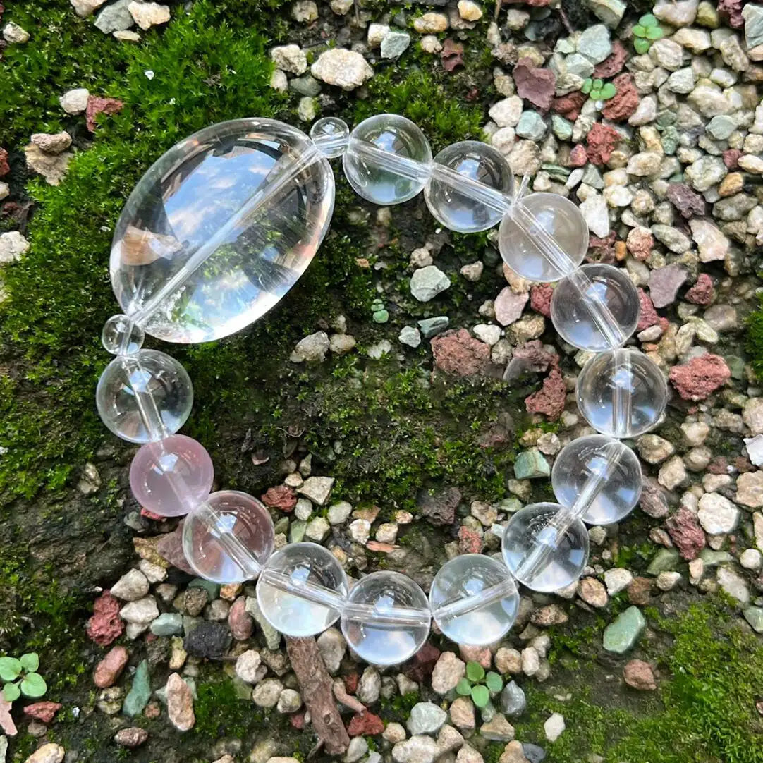 White Moon Self-Healing Crystal Bracelet