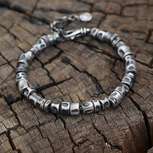 Sterling Silver Coiled Men's Bracelet