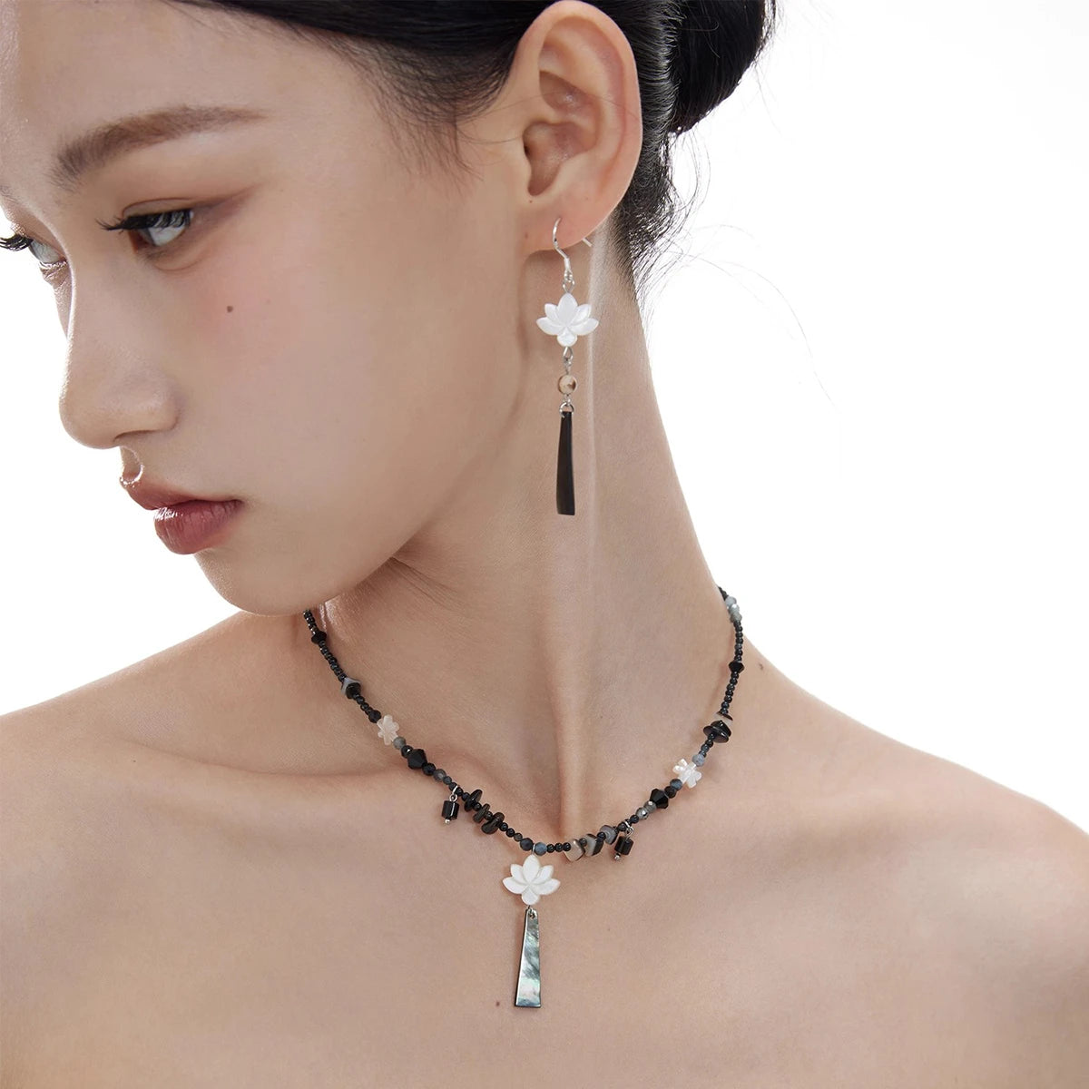 Oriental Lotus Earrings