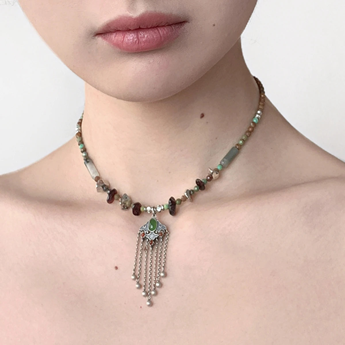 Blossoming Spring Ruyi Necklace