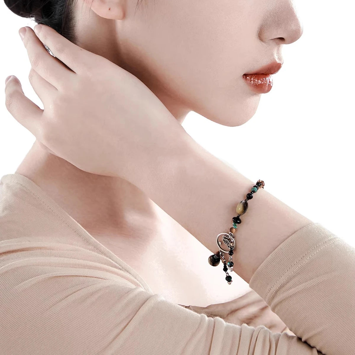 Tibetan Energy Original Design Guiyang Agate Bracelet