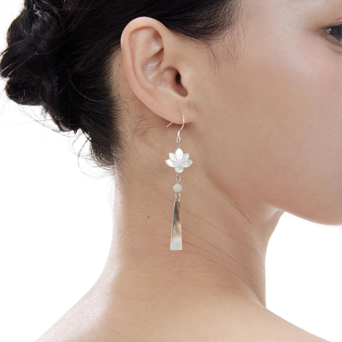 Oriental Lotus Earrings