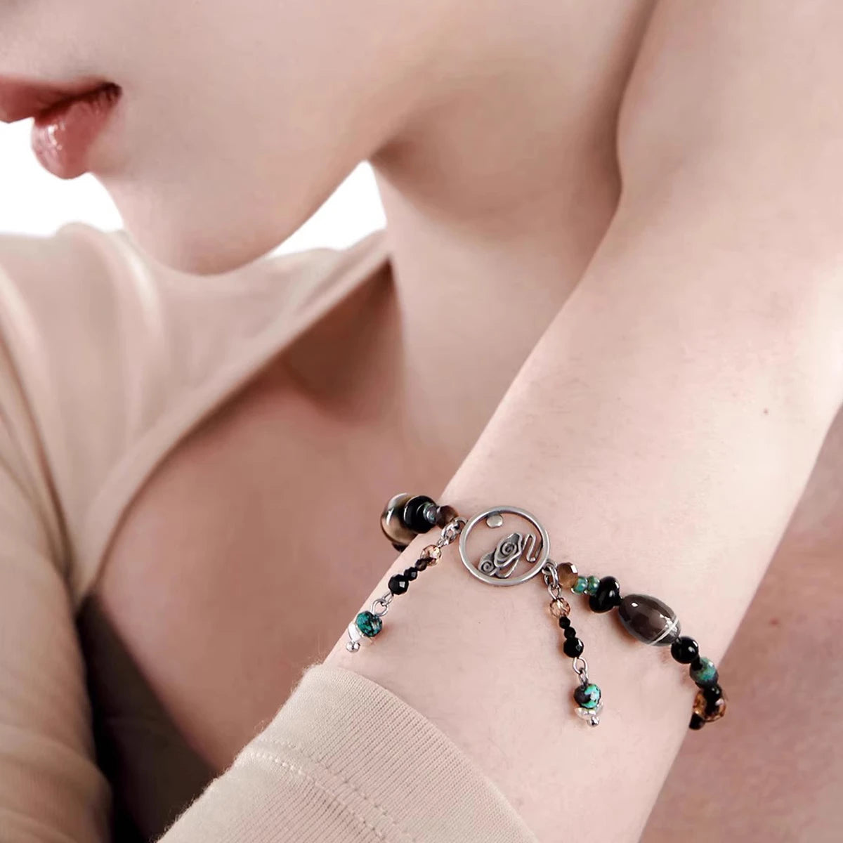 Tibetan Energy Original Design Guiyang Agate Bracelet