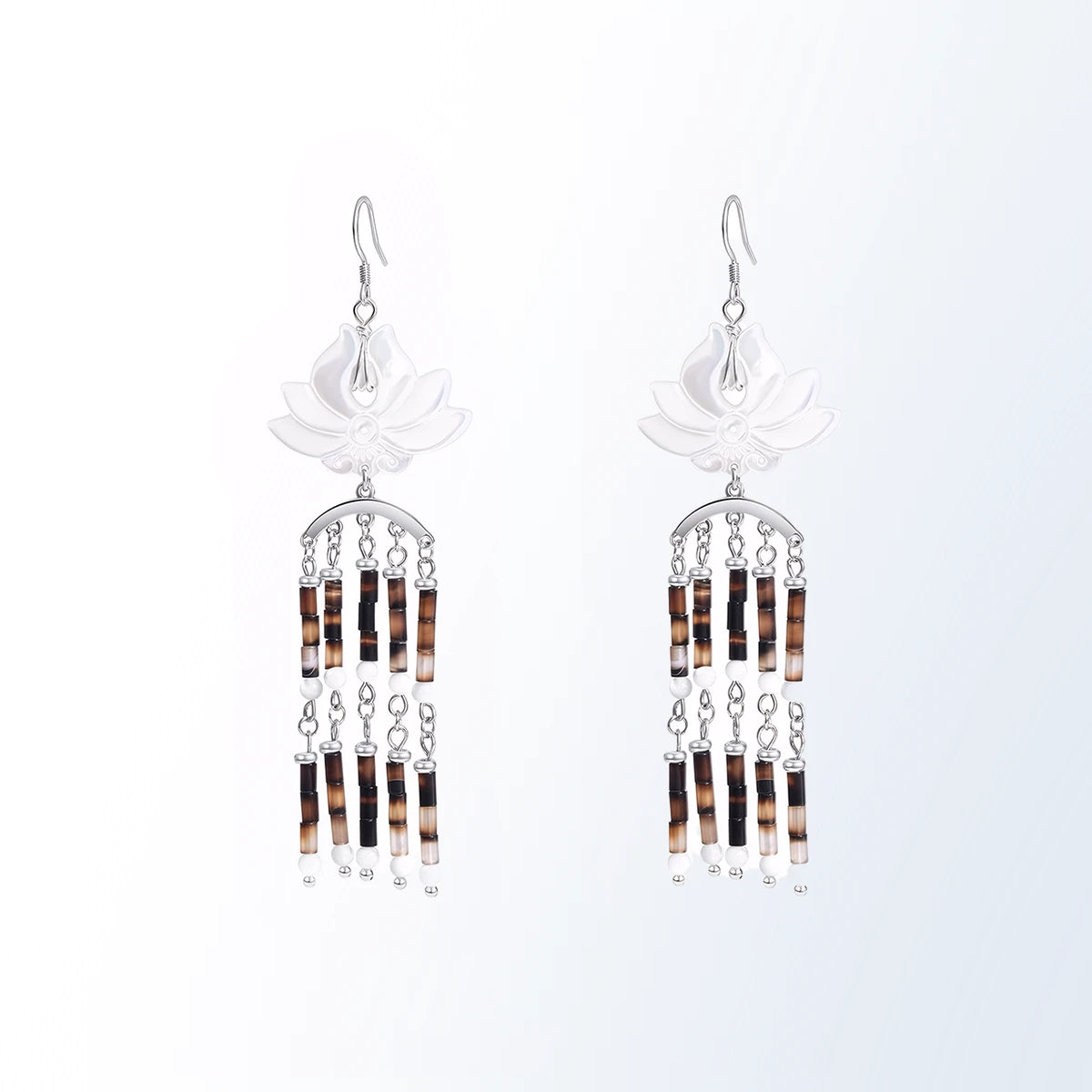 Oriental Color-Changing Lotus Earrings