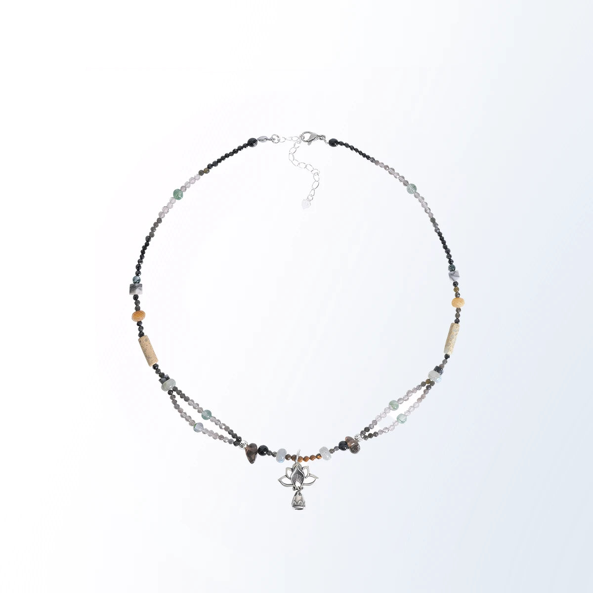 Tibetan Energy: Hangzhou Retro New Chinese-style Agate Necklace