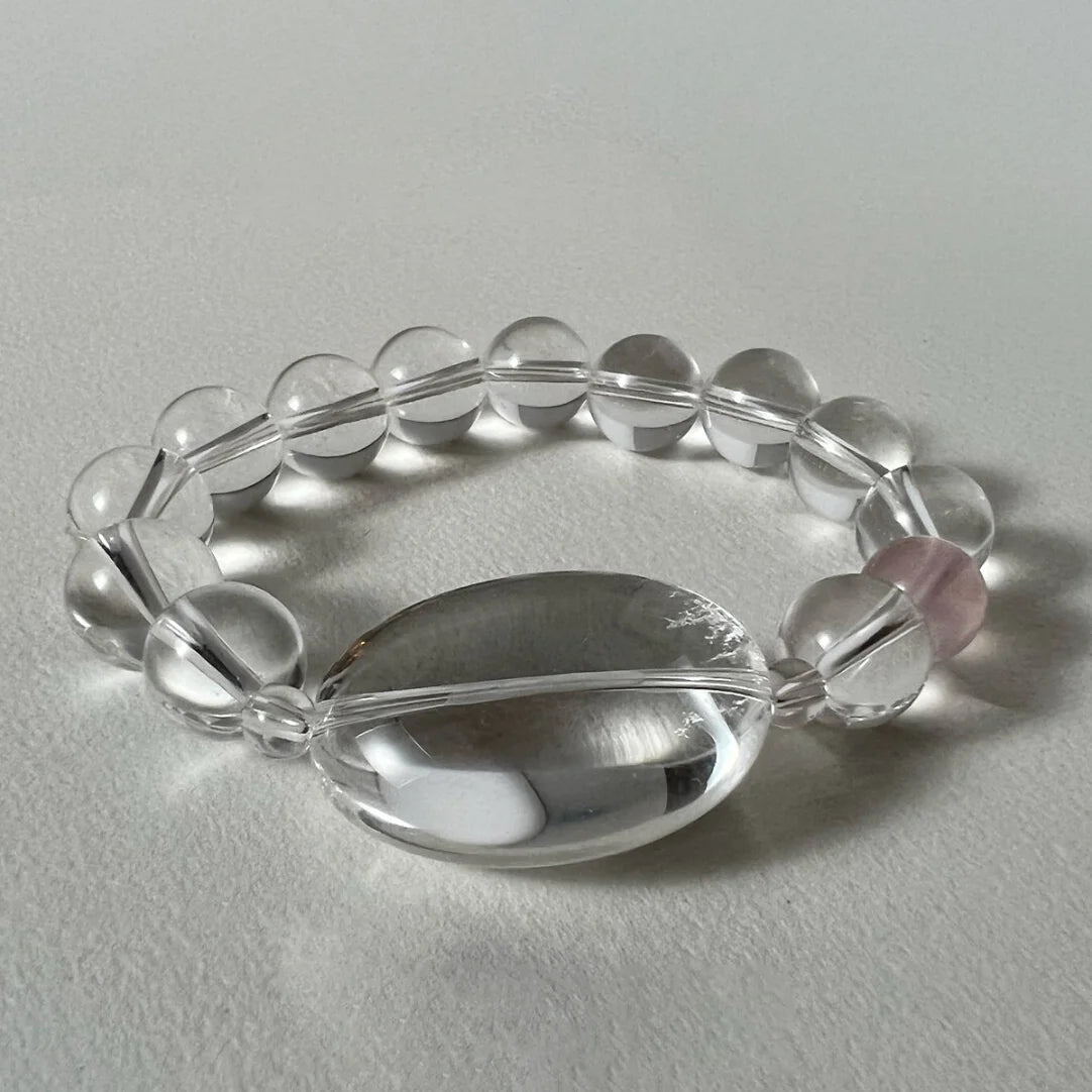 White Moon Self-Healing Crystal Bracelet