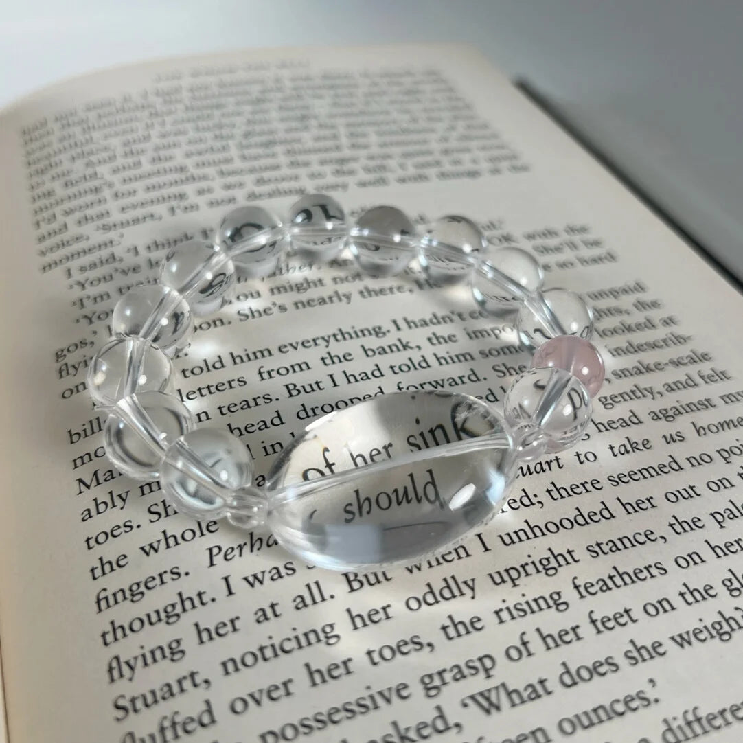 White Moon Self-Healing Crystal Bracelet