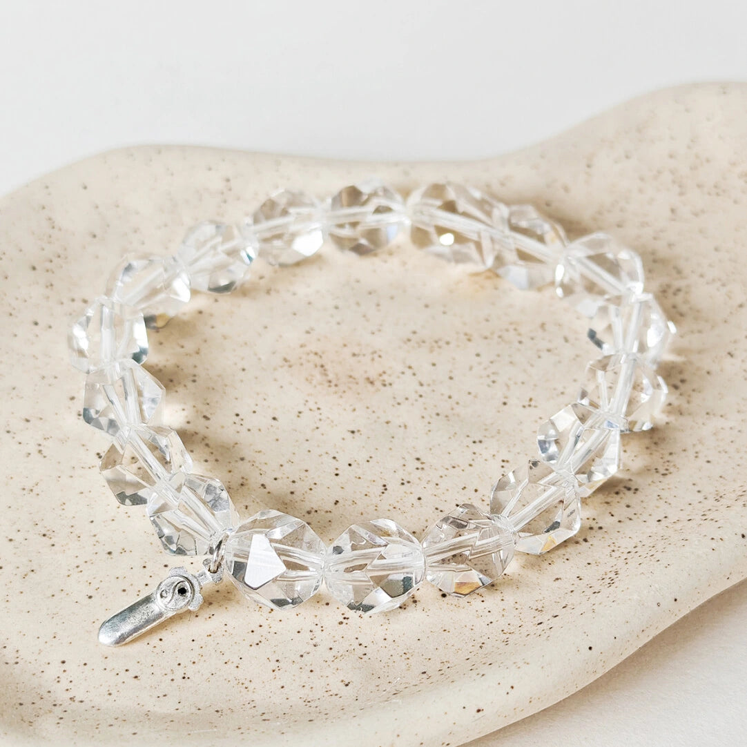 Peachwood Sword Crystal Bracelet